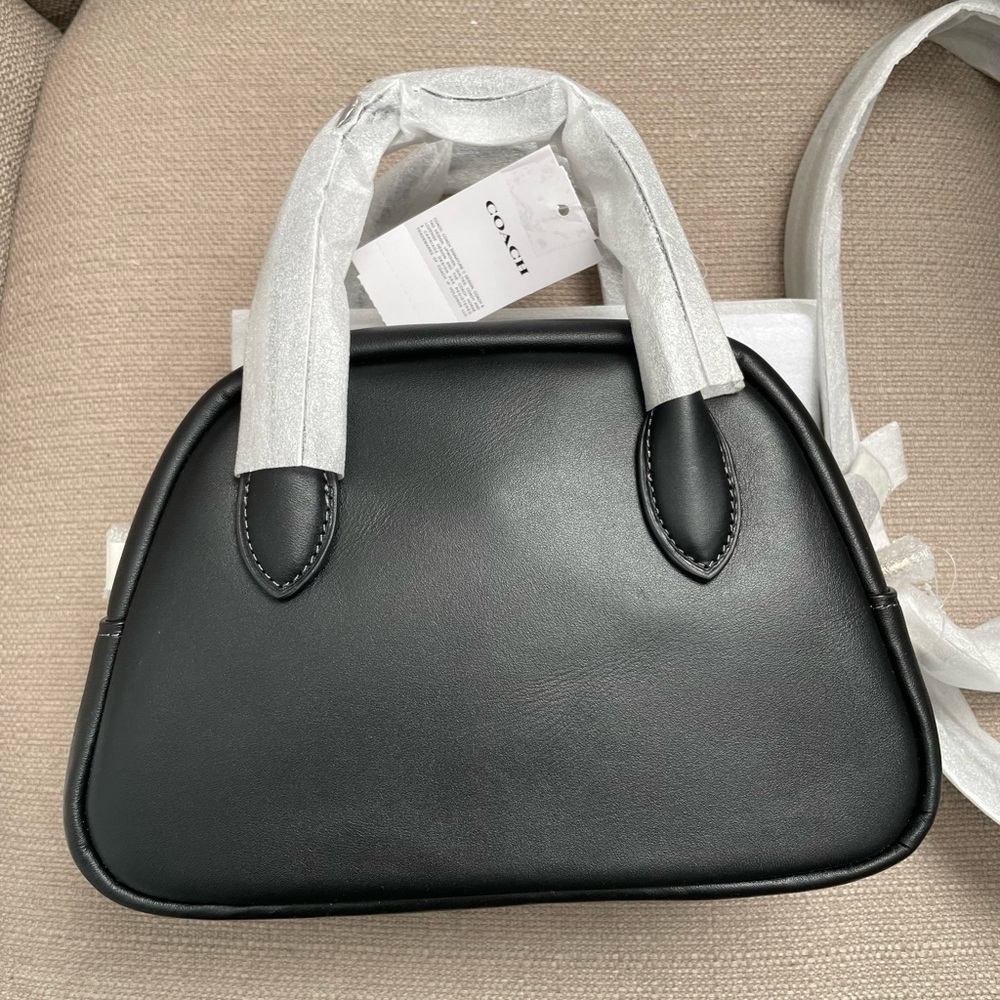 Coach Borough Bowling Bag in Colour Black And Coach customized Hangtag NWT - Picture 5 of 14